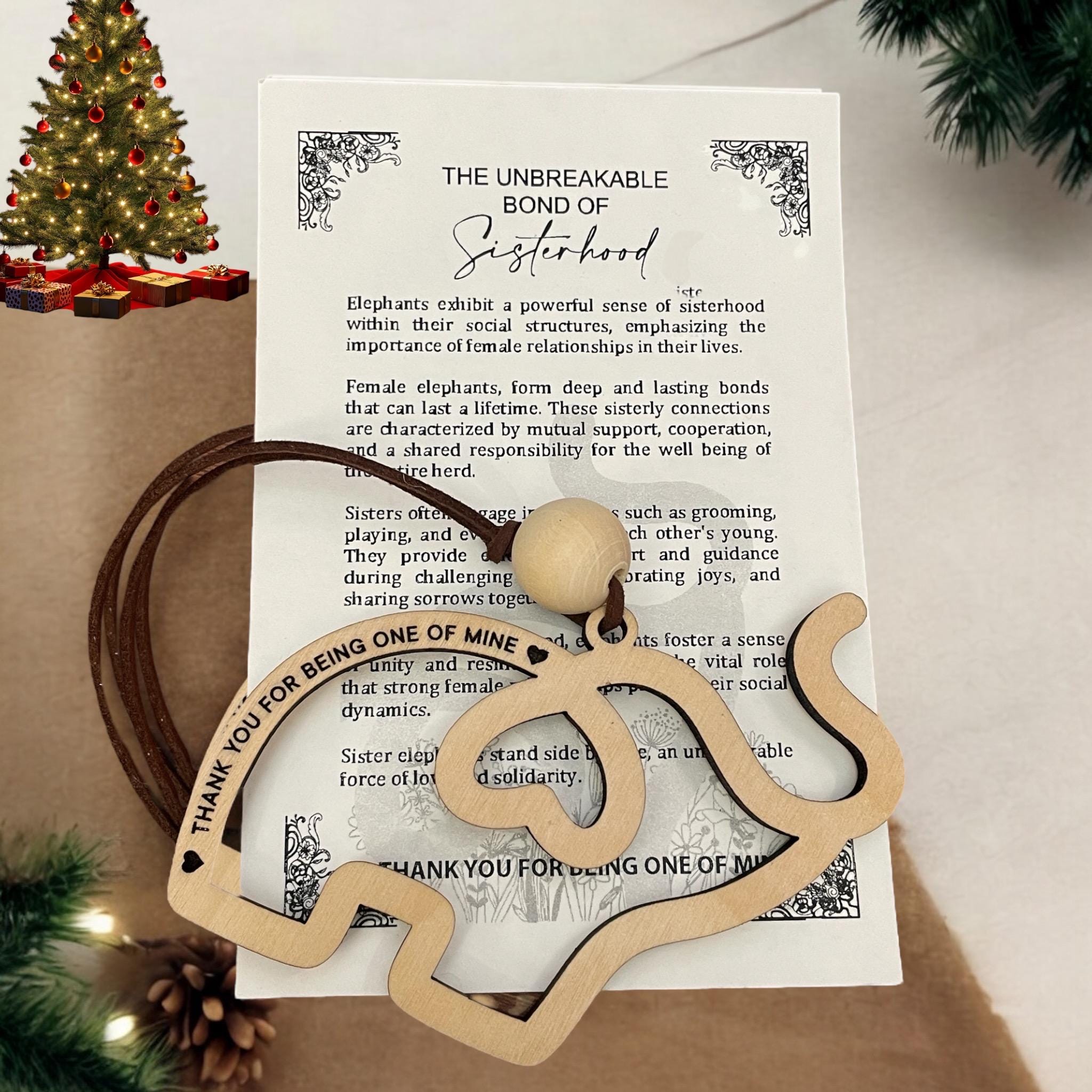 🔥HOT SALE 49% OFF - 🐘Friendship gift • Elephant Sisterhood Ornament