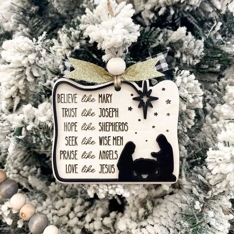 🎅2024 Christmas Gift--Wooden Christmas Ornament