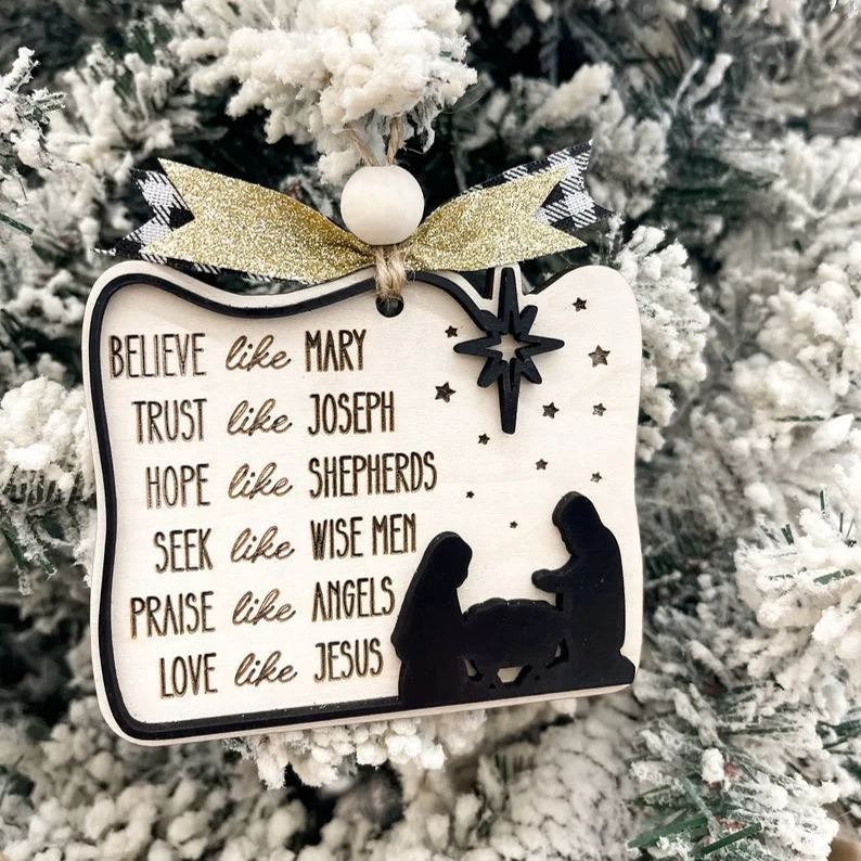 🎅2024 Christmas Gift--Wooden Christmas Ornament