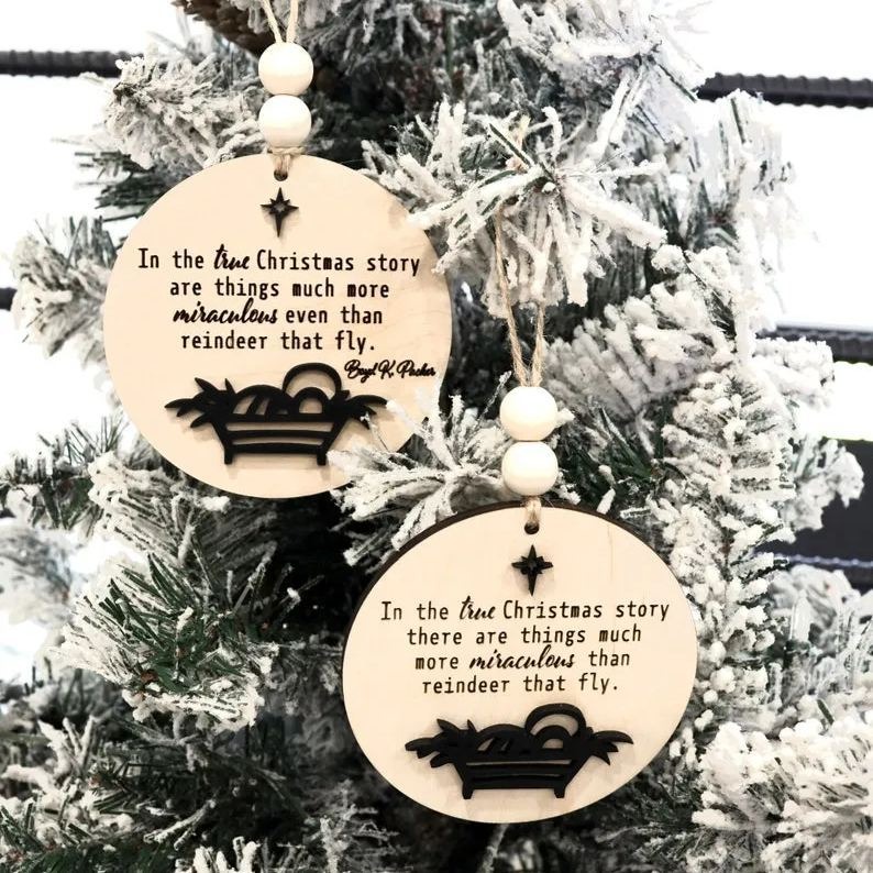 🎅2024 Christmas Gift--Wooden Christmas Ornament