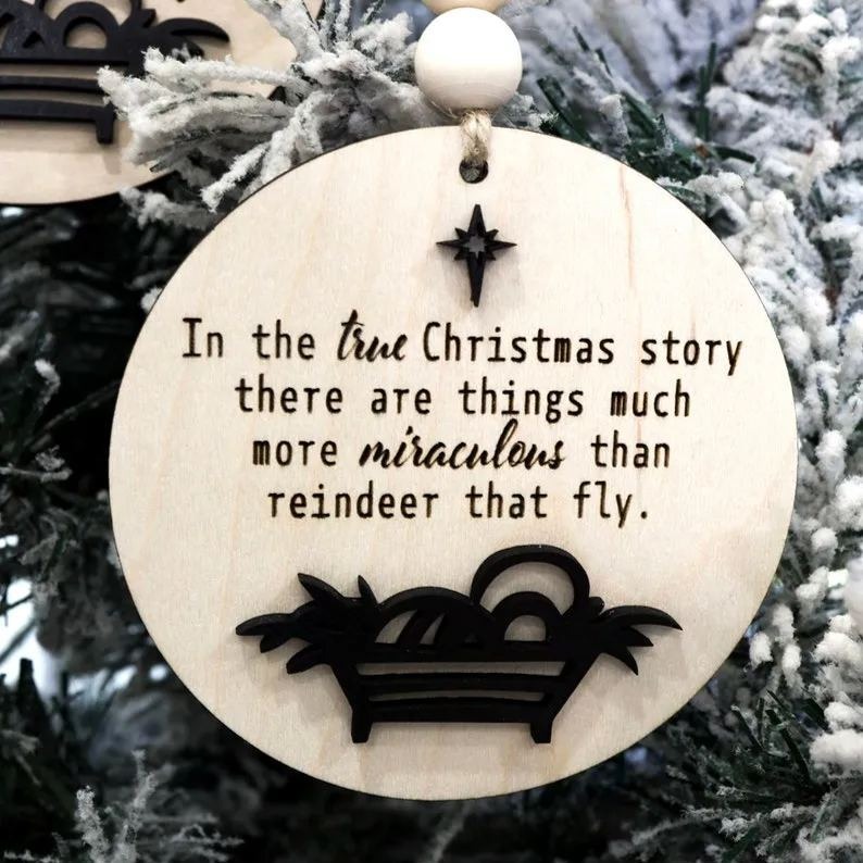 🎅2024 Christmas Gift--Wooden Christmas Ornament