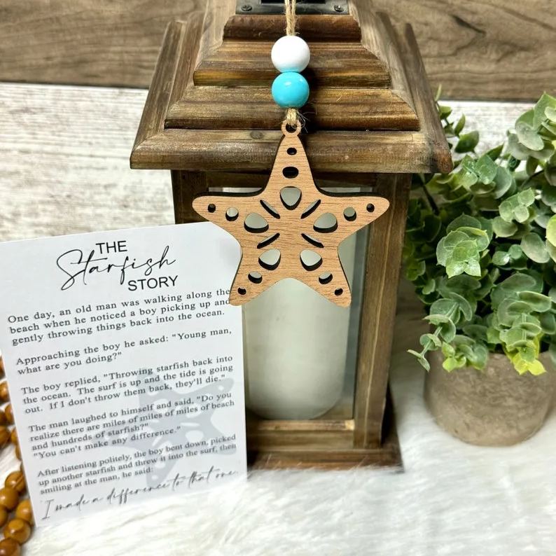 Starfish story teacher appreciation gift, It matters to this one, preschool teacher gifts, daycare gifts, teacher stocking stuffer gift