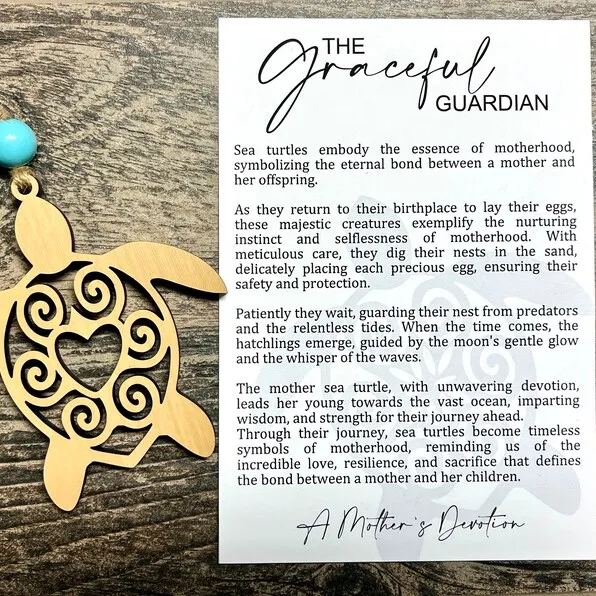 🐢Sea turtle ornament • wood ornament