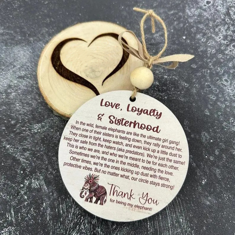 🔥HOT SALE 49% OFF - 🐘Love, Loyalty & Sisterhood, Elephant Ornament