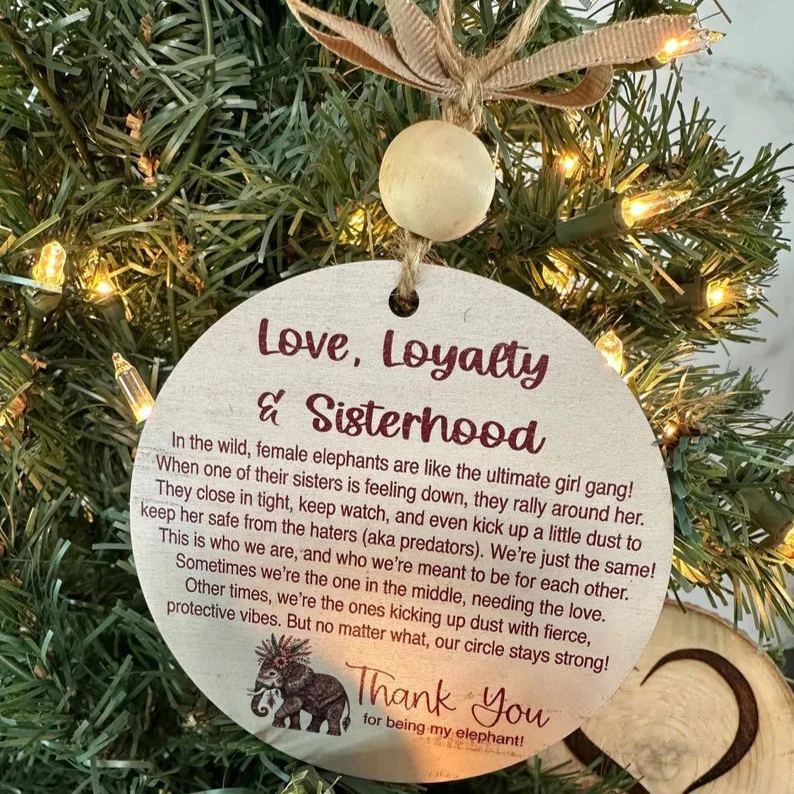🔥HOT SALE 49% OFF - 🐘Love, Loyalty & Sisterhood, Elephant Ornament