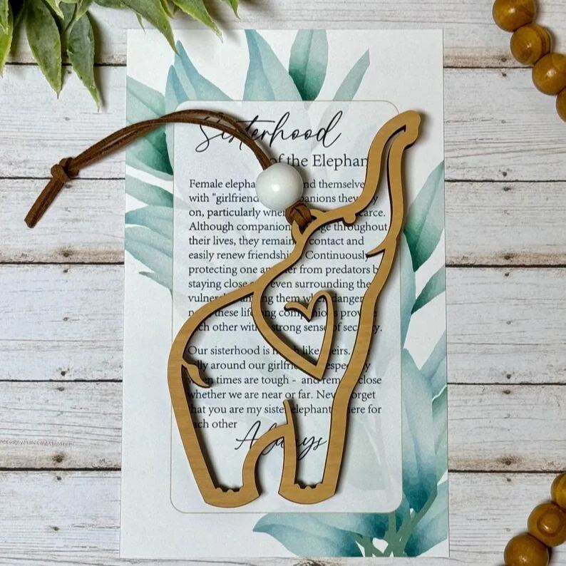  🐘Sister gift •  sisterhood elephant ornament