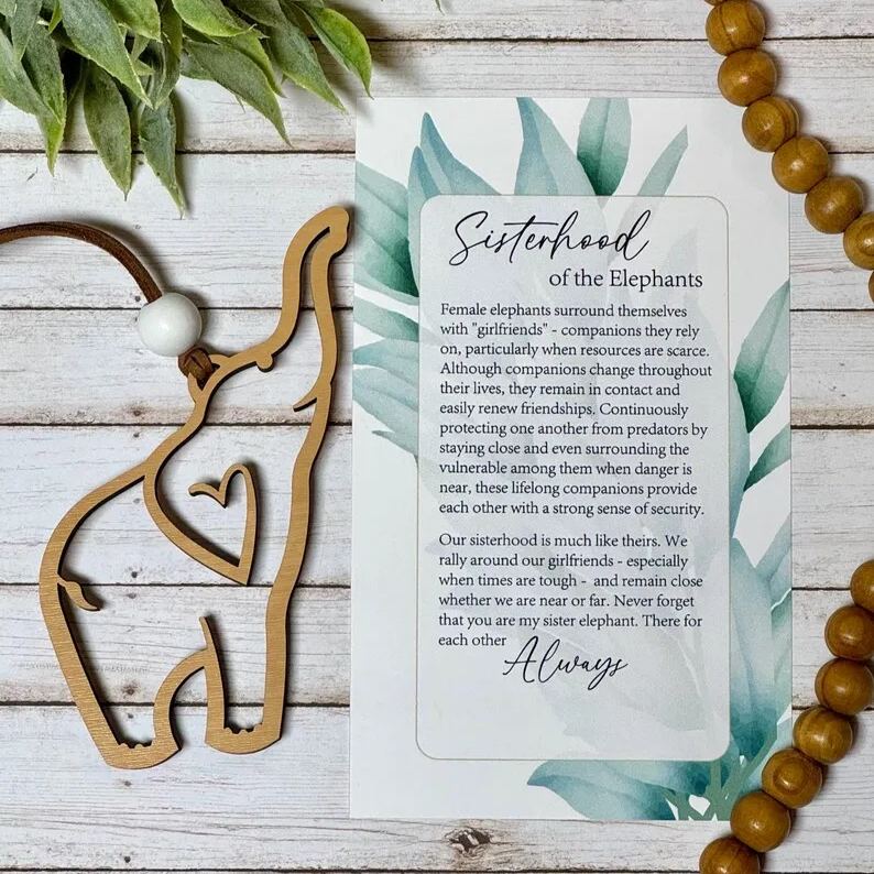  🐘Sister gift •  sisterhood elephant ornament