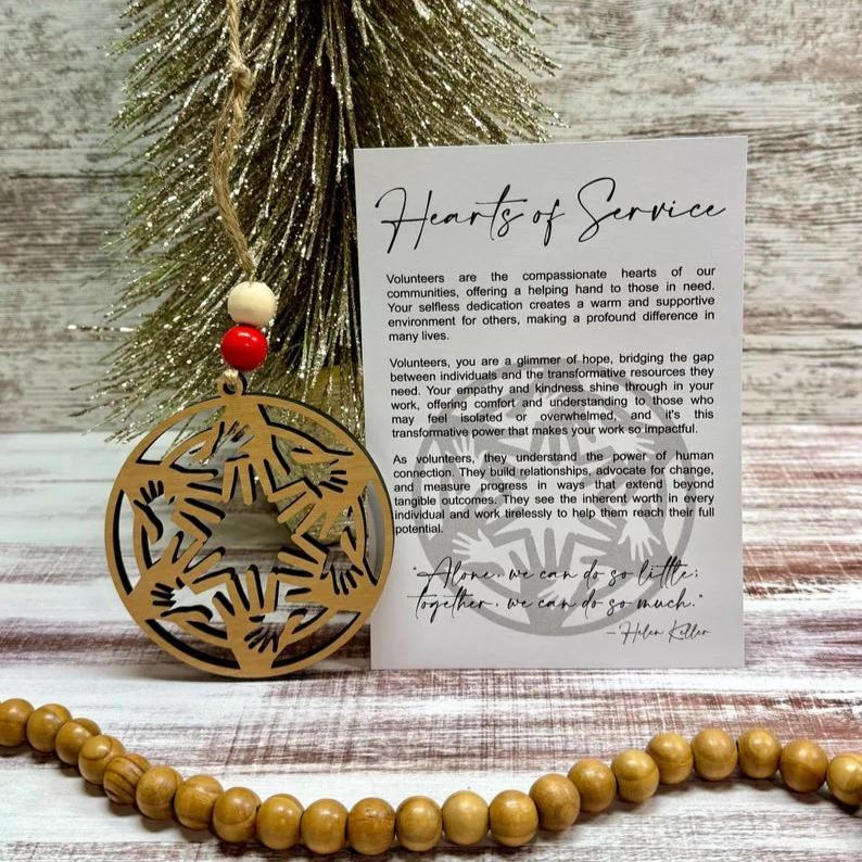 💖Volunteer appreciation ornament • thank you ornament
