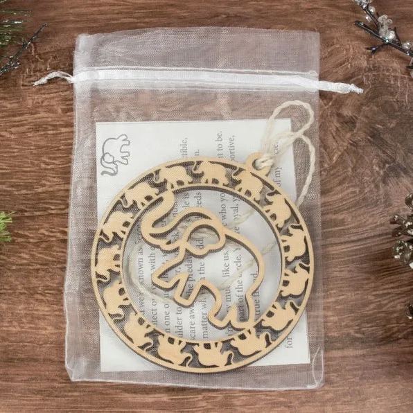 Elephant Friendship Ornament, Friendship Ornament, Sisterhood Gift Exchange Best Friends Forever, Story of Love and Loyalty