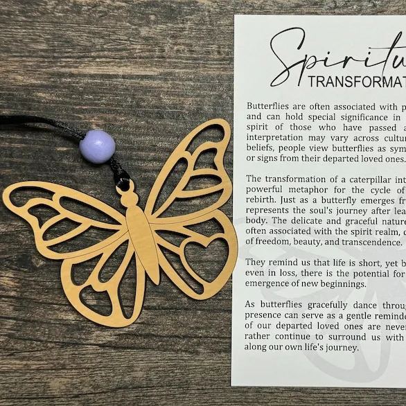 Butterfly In memory Ornament - Memorial Gift