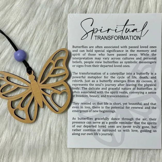 Butterfly In memory Ornament - Memorial Gift
