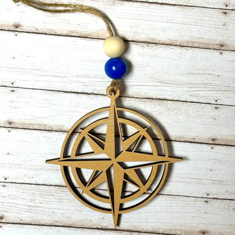Graduation gift true north compass ornament|| Class of 2025 graduation keepsake