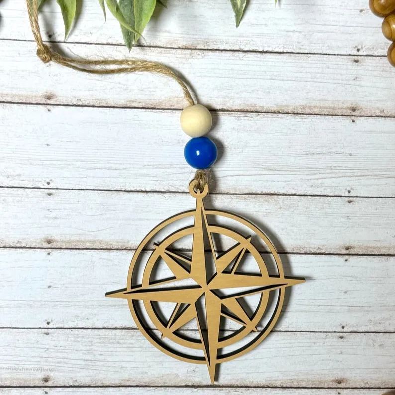 Graduation gift true north compass ornament|| Class of 2025 graduation keepsake