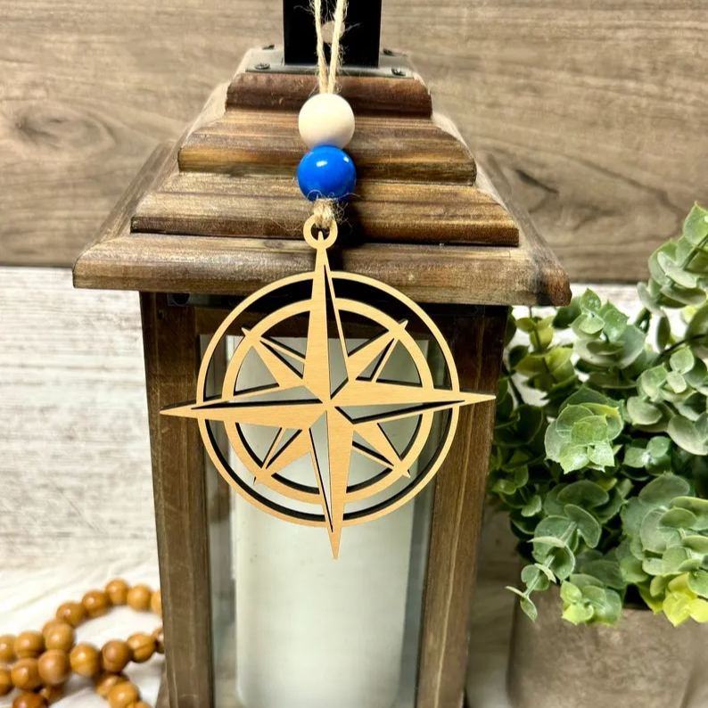Graduation gift true north compass ornament|| Class of 2025 graduation keepsake