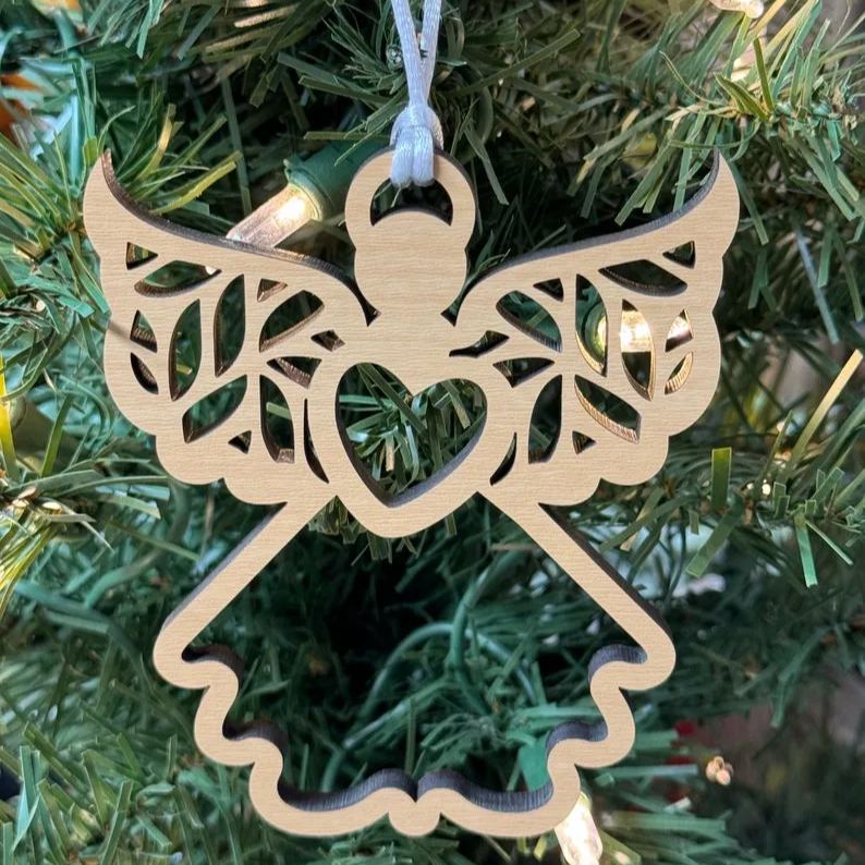 Angel Ornament sign from heaven story card
