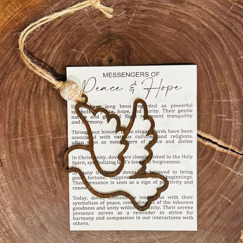 Peace & Hope Story Card Ornament