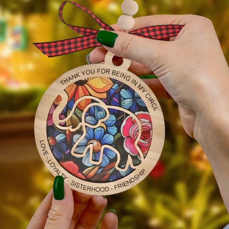 The Inner Circle Friendship Elephant Ornament