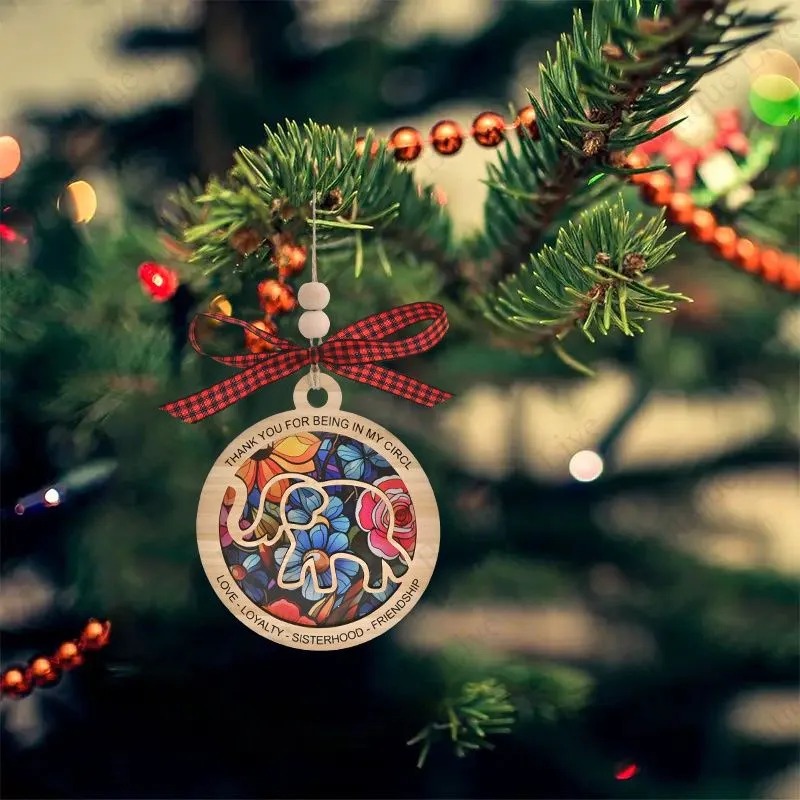 The Inner Circle Friendship Elephant Ornament