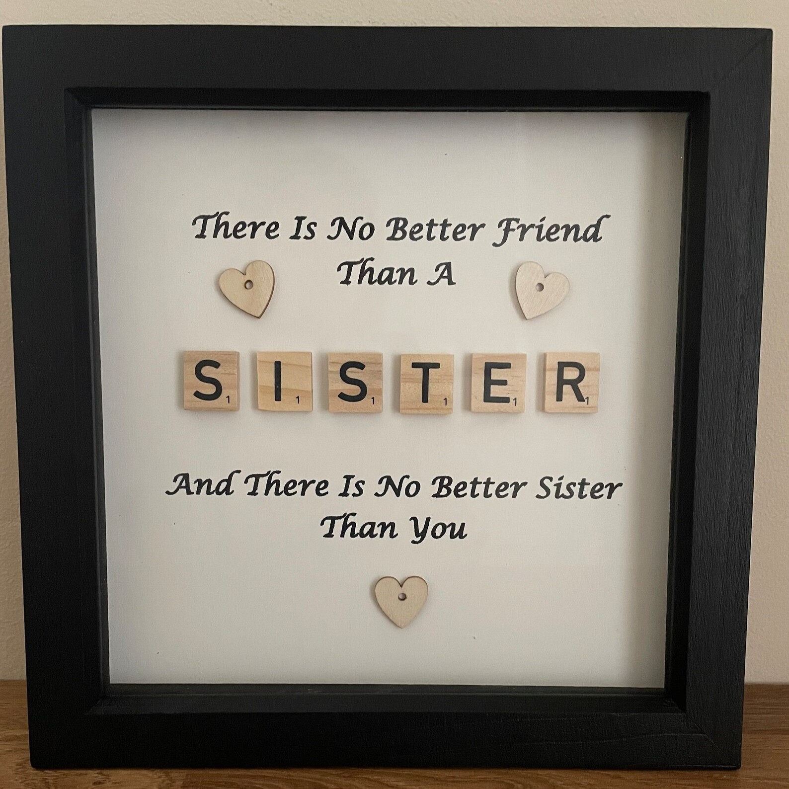 Sister Scrabble Frame Gift❤️
