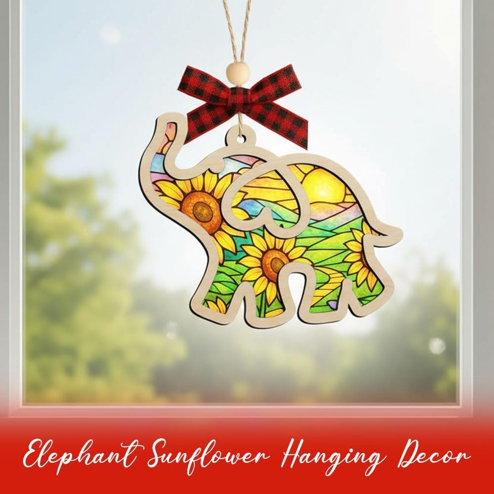 Elephant Ornament with Story Card - Best Friend Birthday Gifts for Women