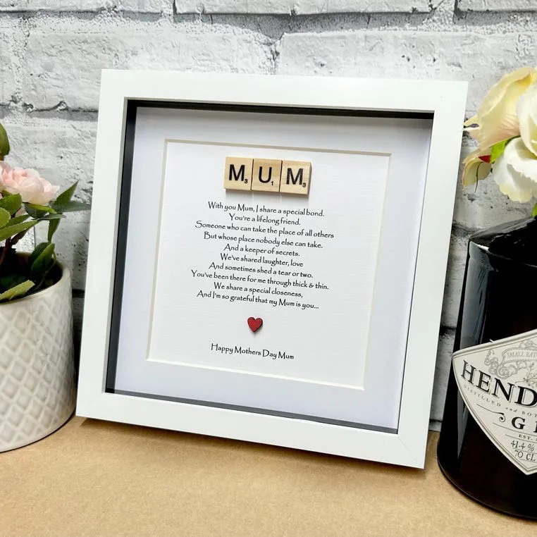 Mum Poem frame - Mother’s Day Gift