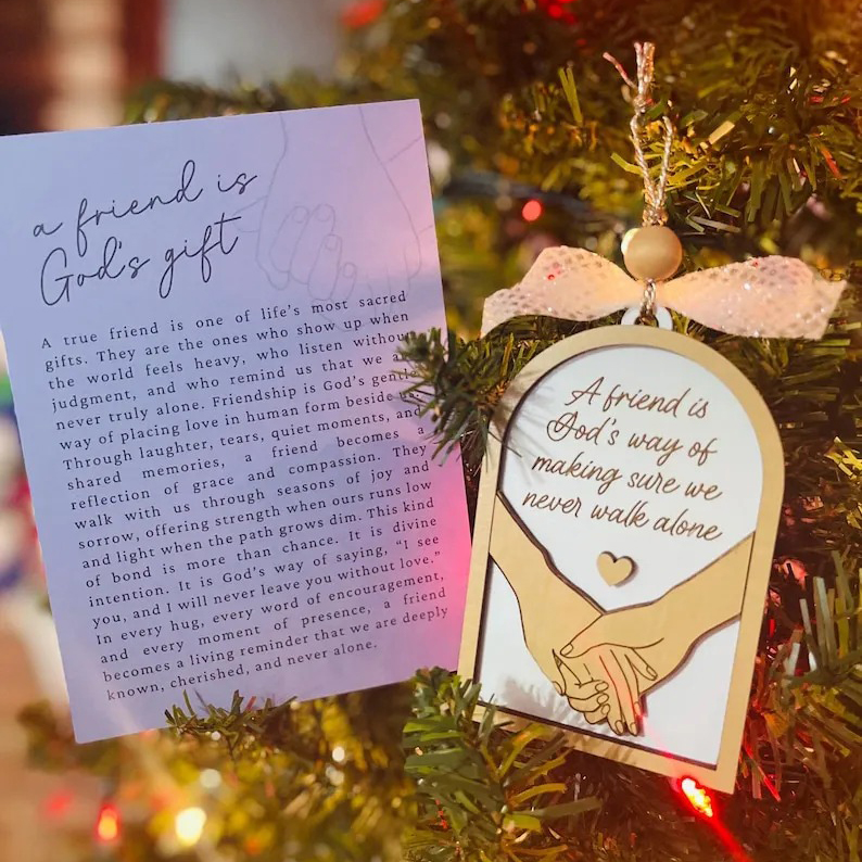 Friendship Ornament w/Story Card