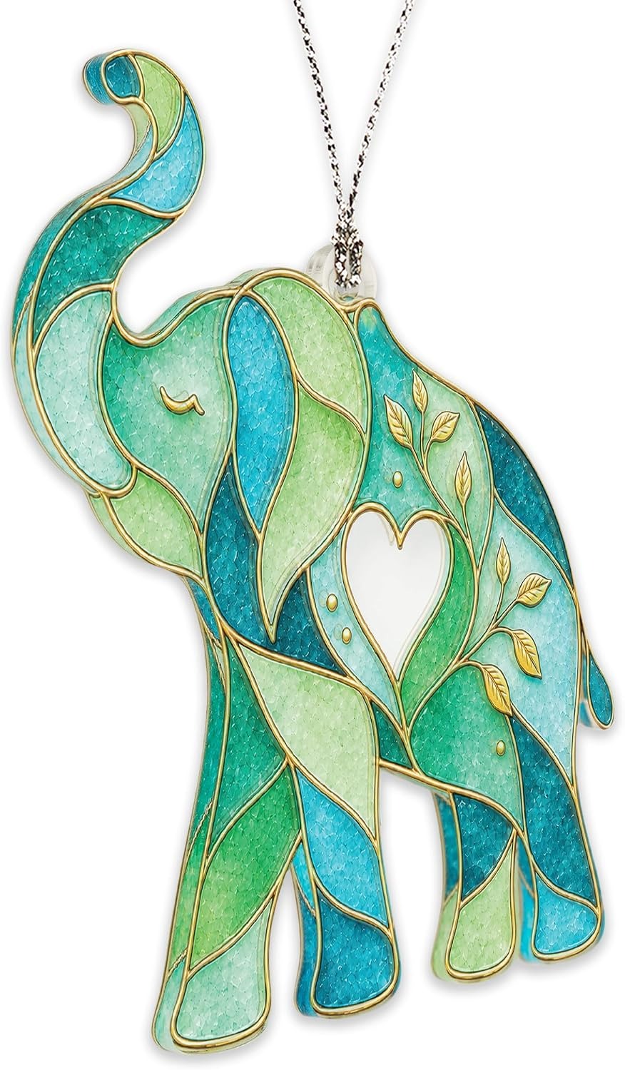Heart Sisterhood Elephant Ornament-Friendship Gift