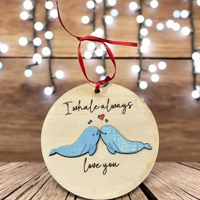 Whale Always Love You Ornament