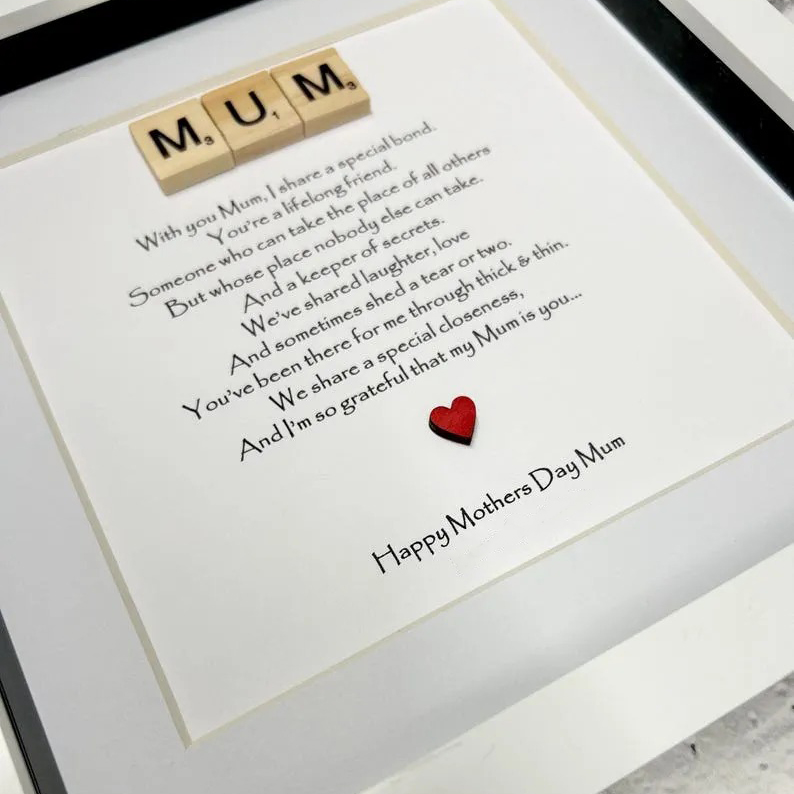 Mum Poem frame - Mother’s Day Gift