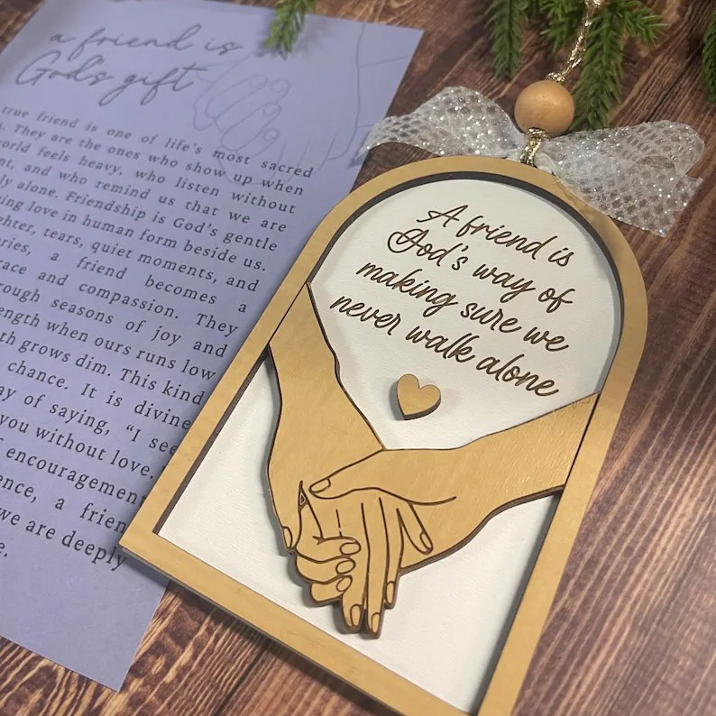 Friendship Ornament w/Story Card