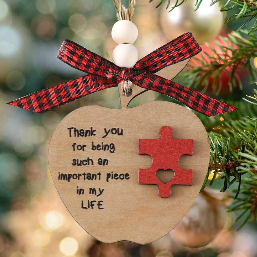 🔥HOT SALE 49% OFF - 🍎Apple Puzzle Piece Ornament