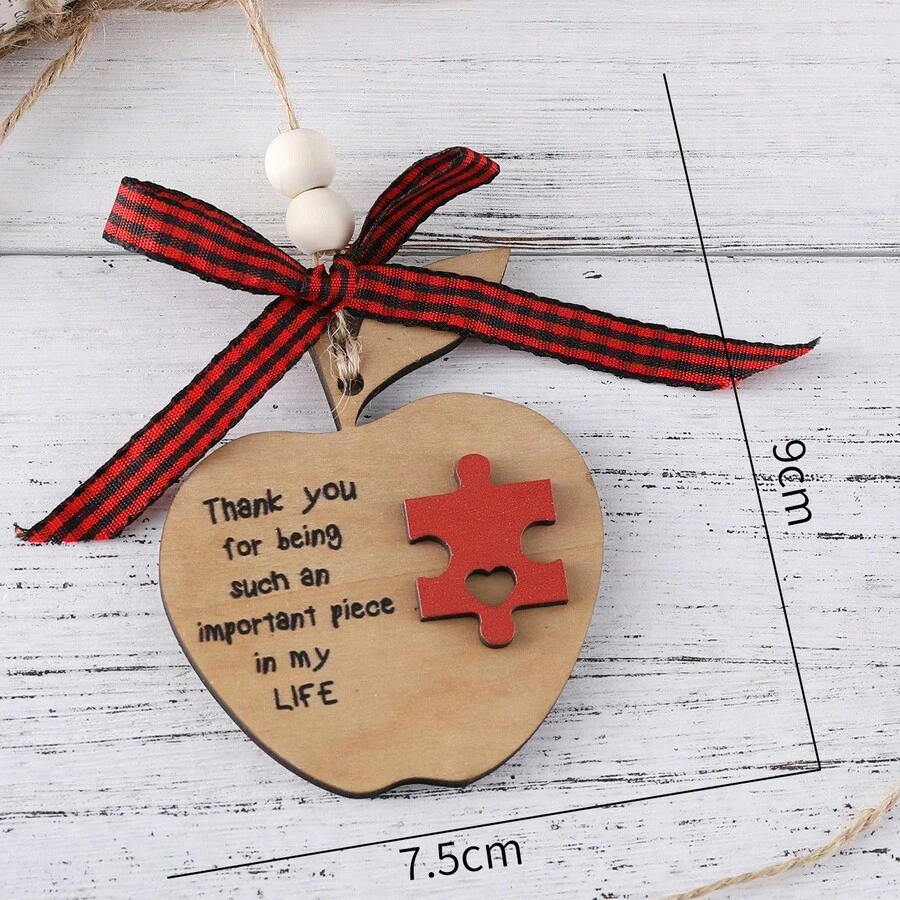 🔥HOT SALE 49% OFF - 🍎Apple Puzzle Piece Ornament