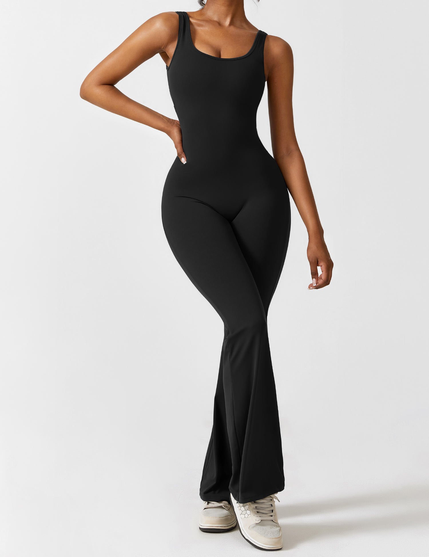 🎁Hot Sale 49% OFF ✨ V-Back Flared Jumpsuit