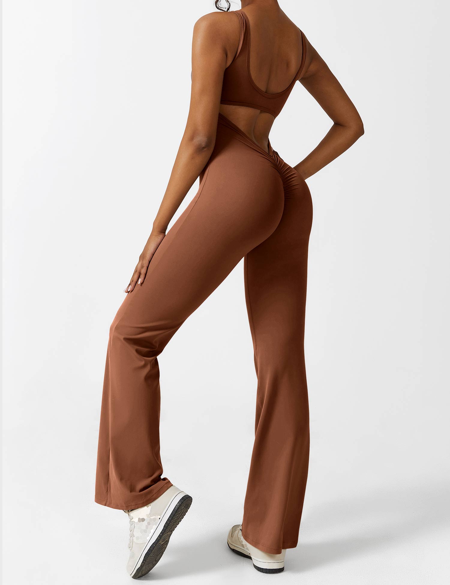 🎁Hot Sale 49% OFF ✨ V-Back Flared Jumpsuit