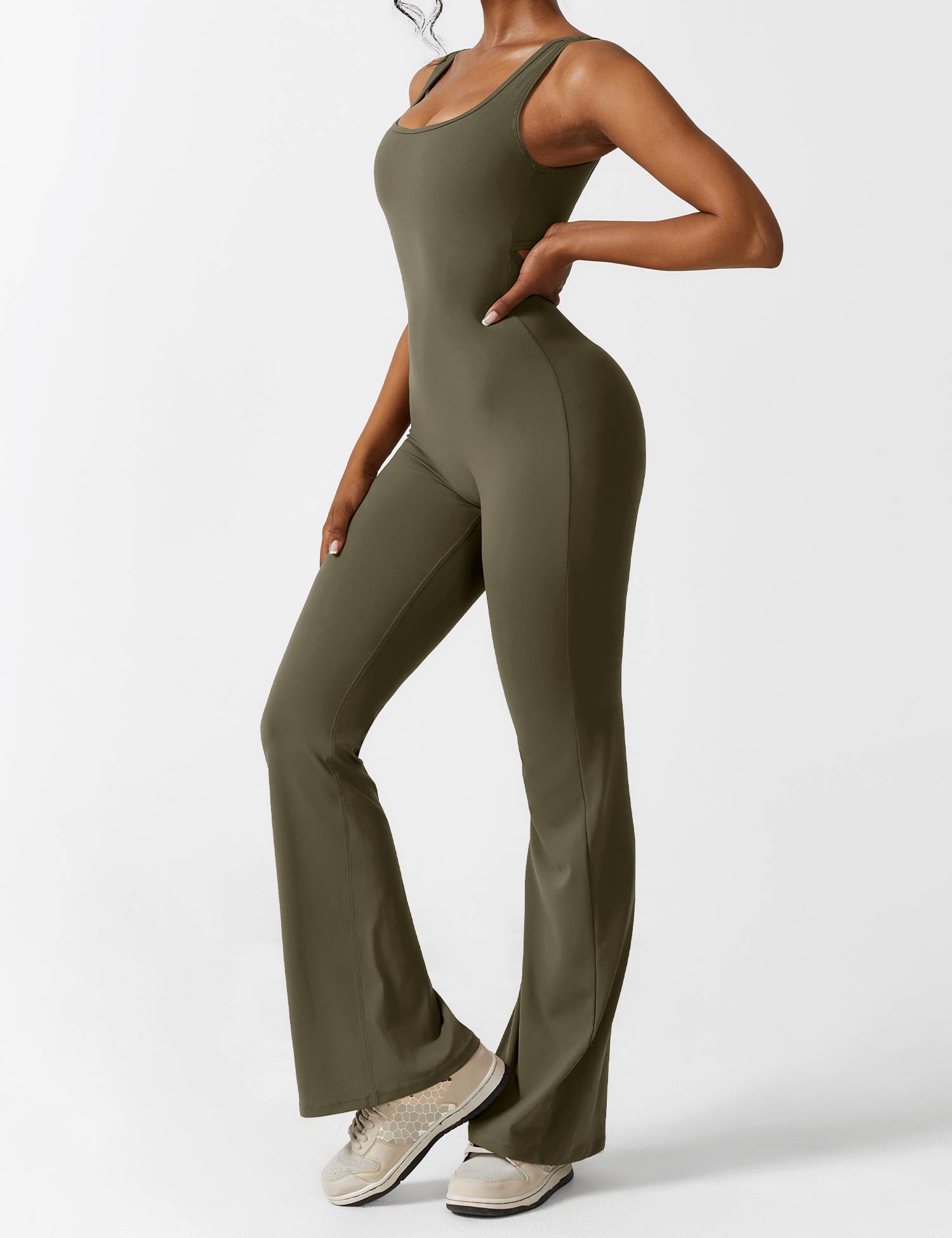 🎁Hot Sale 49% OFF ✨ V-Back Flared Jumpsuit