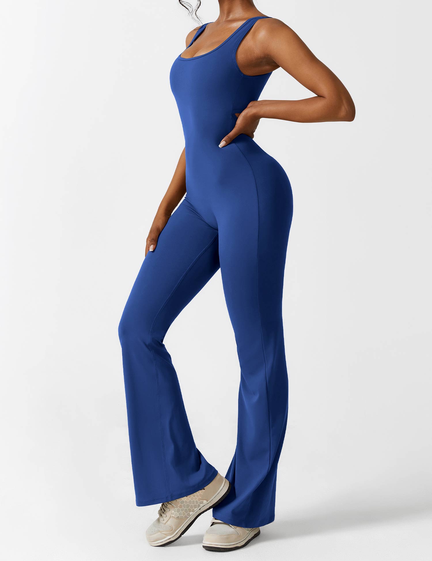 🎁Hot Sale 49% OFF ✨ V-Back Flared Jumpsuit