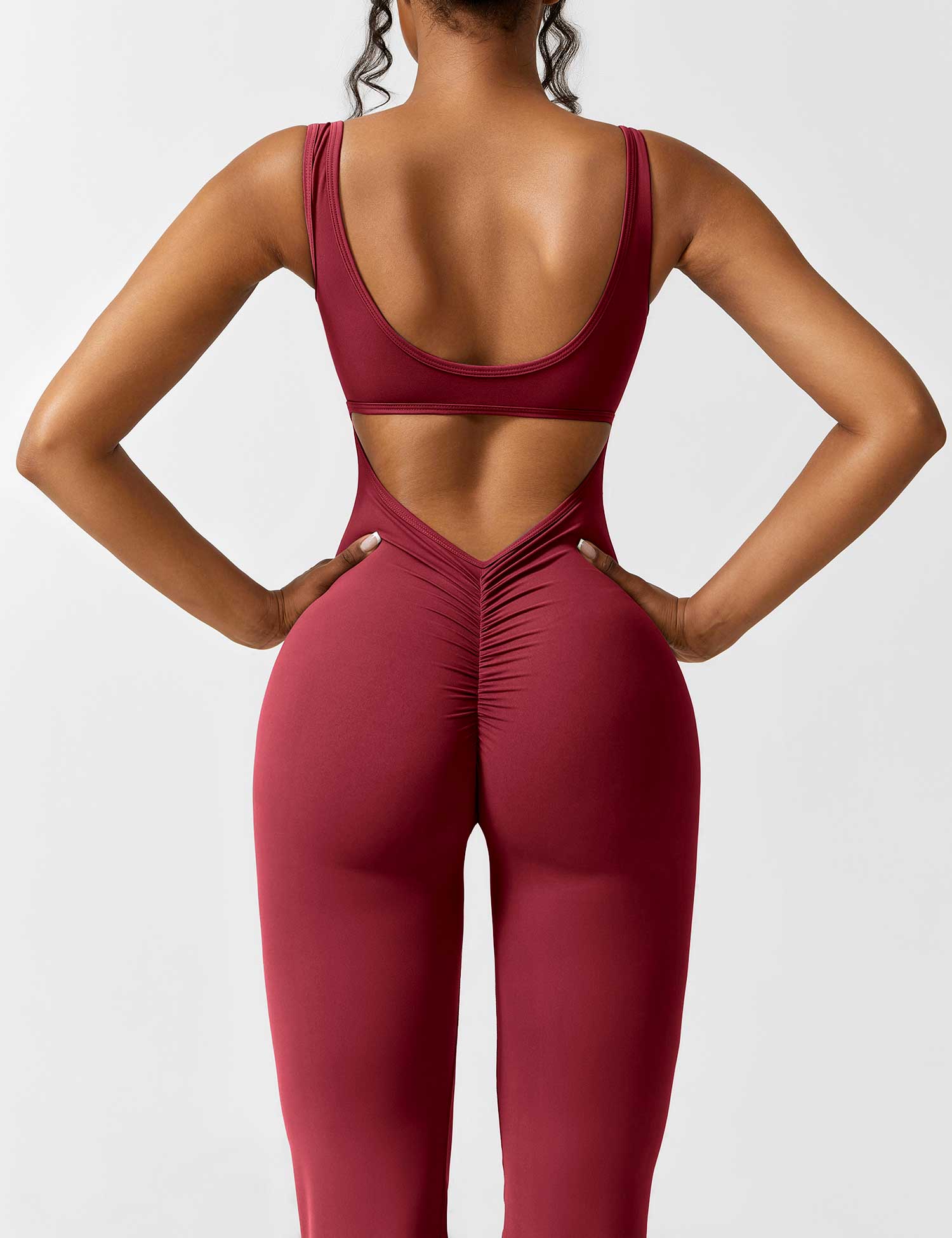 🎁Hot Sale 49% OFF ✨ V-Back Flared Jumpsuit