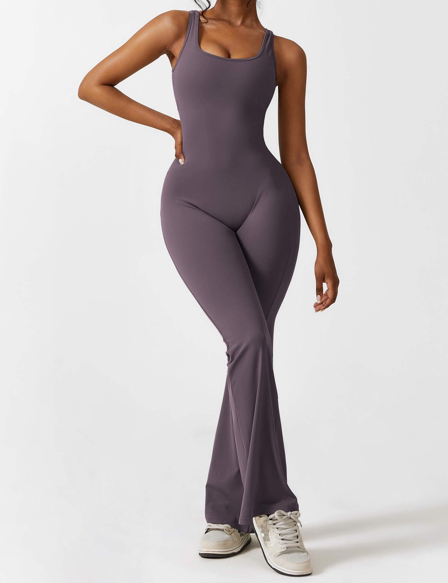 🎁Hot Sale 49% OFF ✨ V-Back Flared Jumpsuit