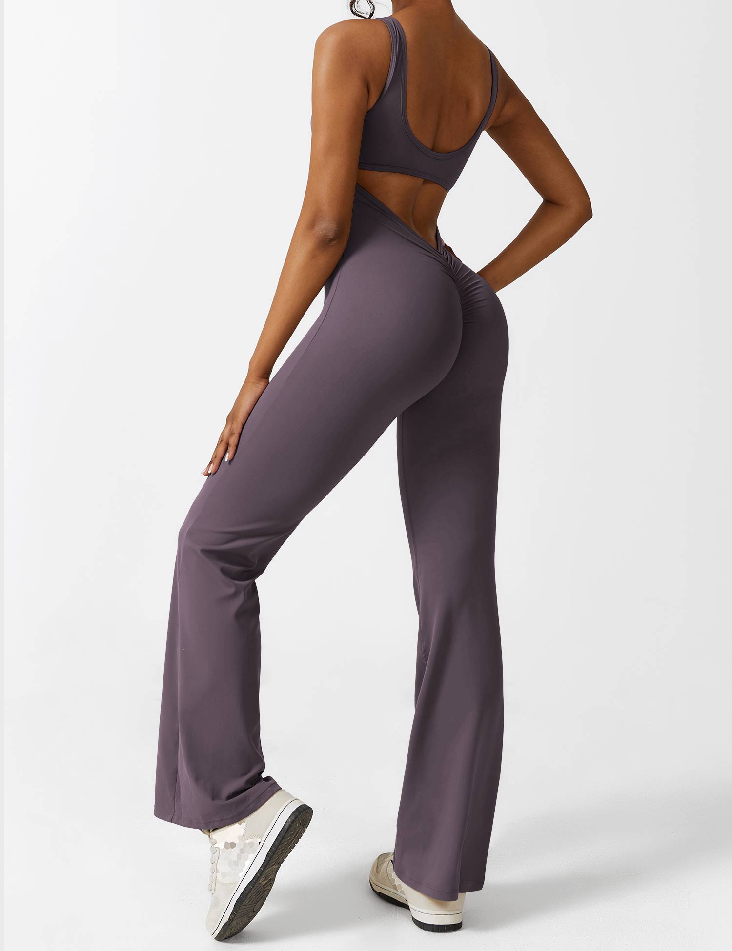 🎁Hot Sale 49% OFF ✨ V-Back Flared Jumpsuit