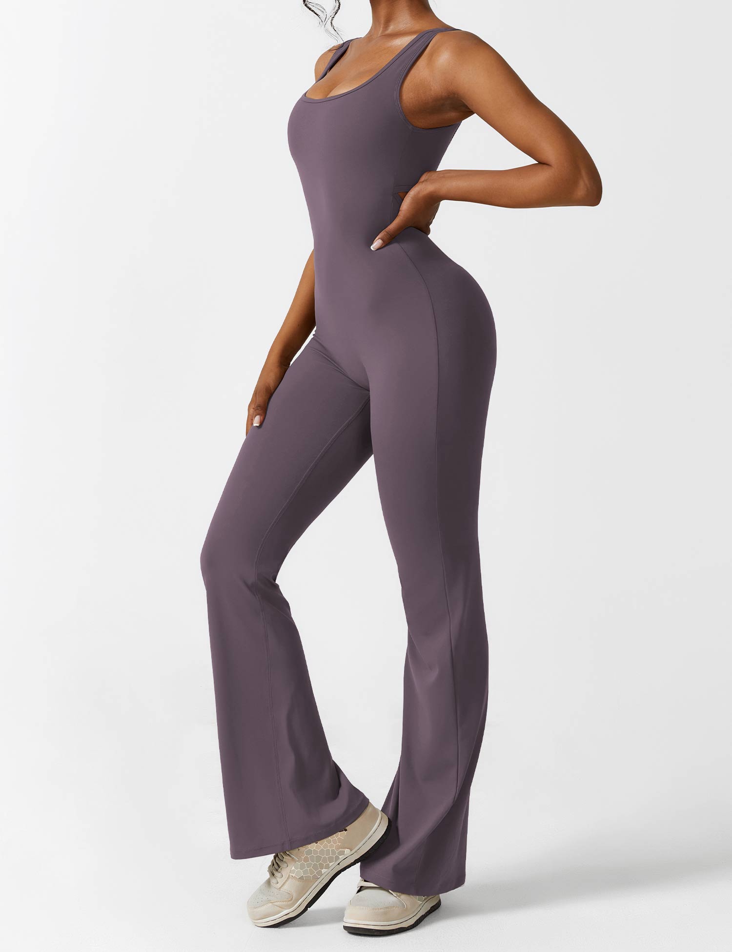 🎁Hot Sale 49% OFF ✨ V-Back Flared Jumpsuit
