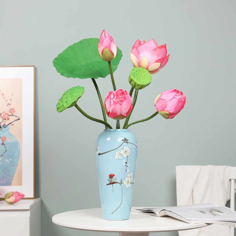 Lotus artificial flower simulation