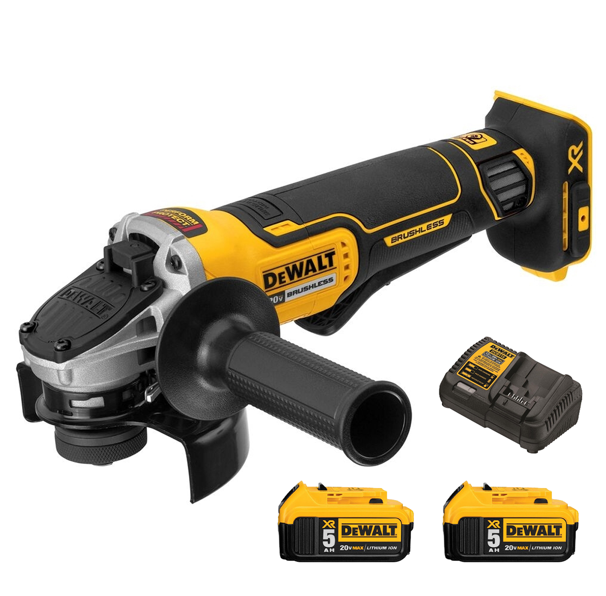 Úhlová bruska DEWALT lithium-iontová bezkartáčová frézovací ruční dobíjecí bruska DCG406