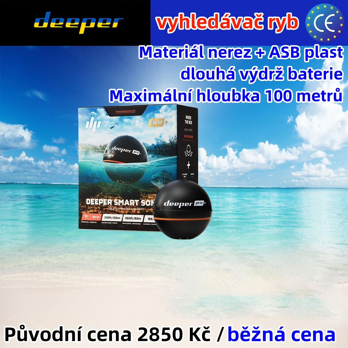 Hledač ryb DEEPER je tou nejlepší volbou pro rybáře