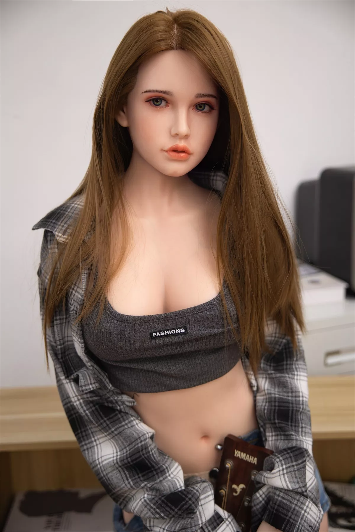 Clover - Big Boobs Sexy Realistic Silicone Sex Doll With Blonde Hair (5 Sizes)