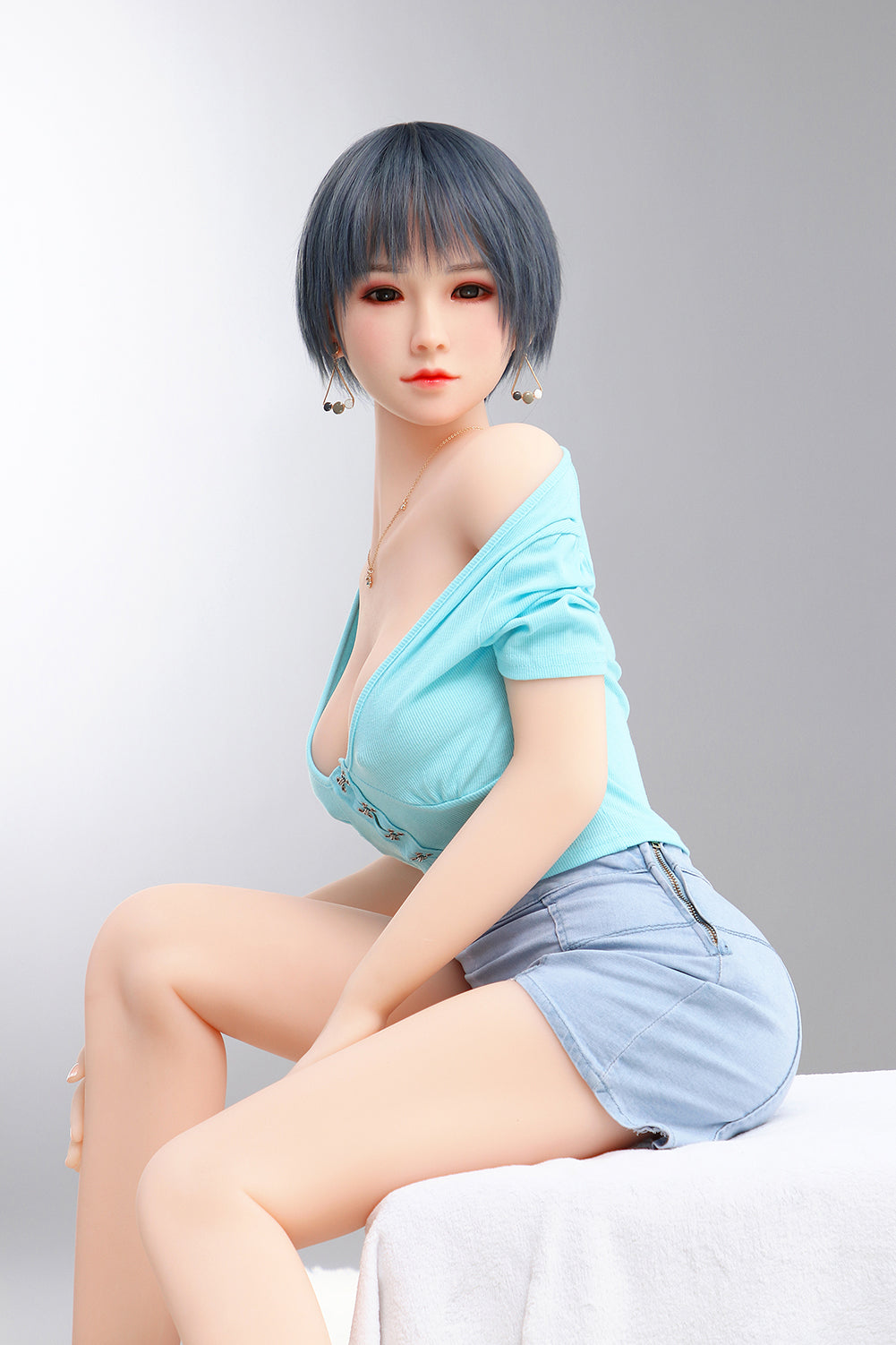  Anna 158cm (5'2") C-Cup Silicone Head Seductive Sex Doll
