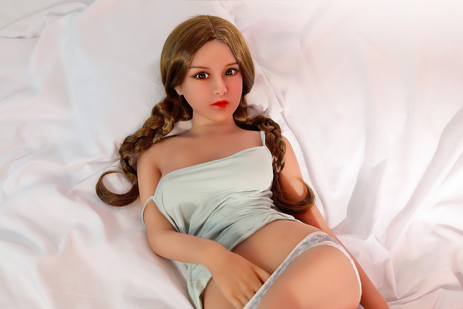 SY Doll 4ft7/140cm Hawaiian Life-Like Black Skin TPE Sex Doll (In Stock US)-Sasha 