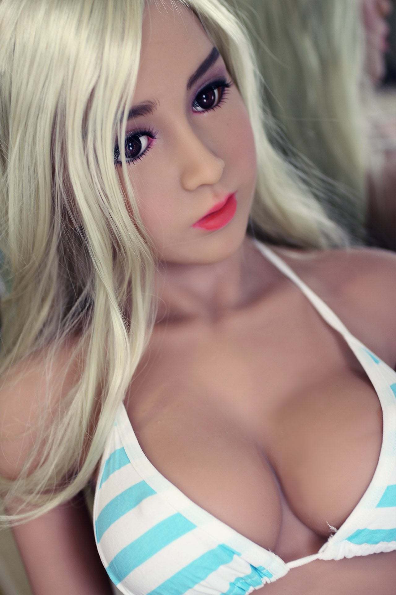 Kira - 4ft 7/140cm Ultra Realistic Sex Doll With Golden Hair(In Stock US)