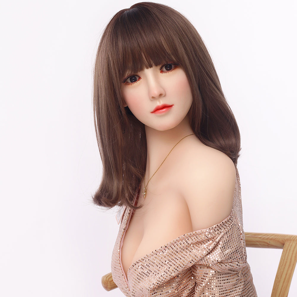 Mikami - 158cm (5ft2) Small Breast Japanese Style Sex Doll With Maroon Hair