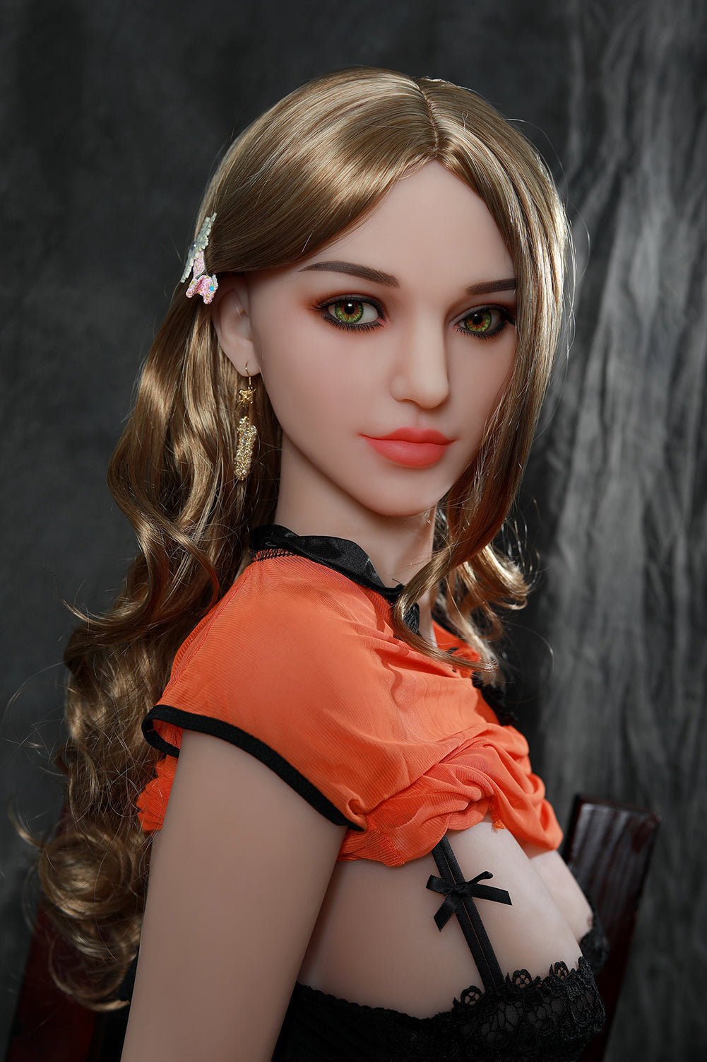  SY Doll 5ft6/165cm Long Blonde Curly Hair Sex Doll -Luella 