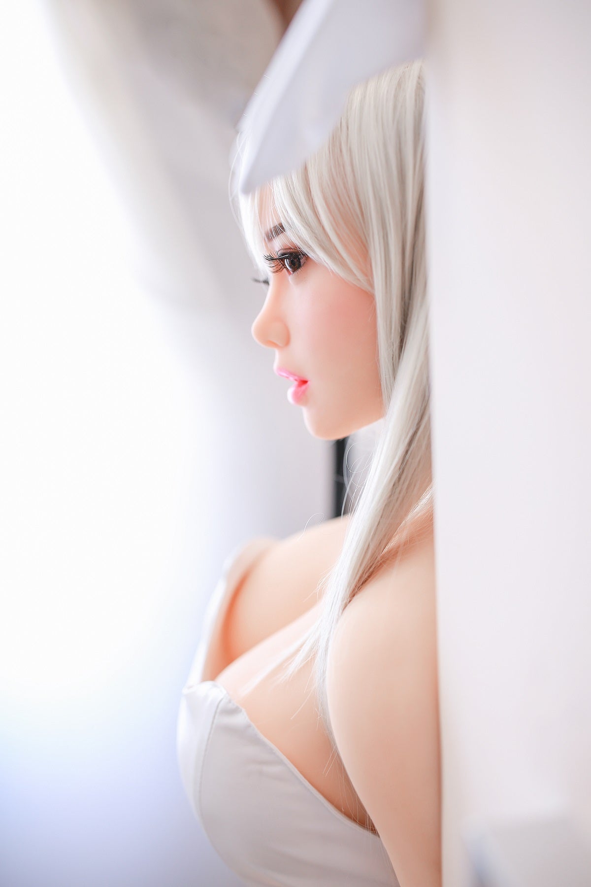 Denali - 5Ft2(158cm) Top Quality TPE Sex Doll With White Hair (In Stock EU)